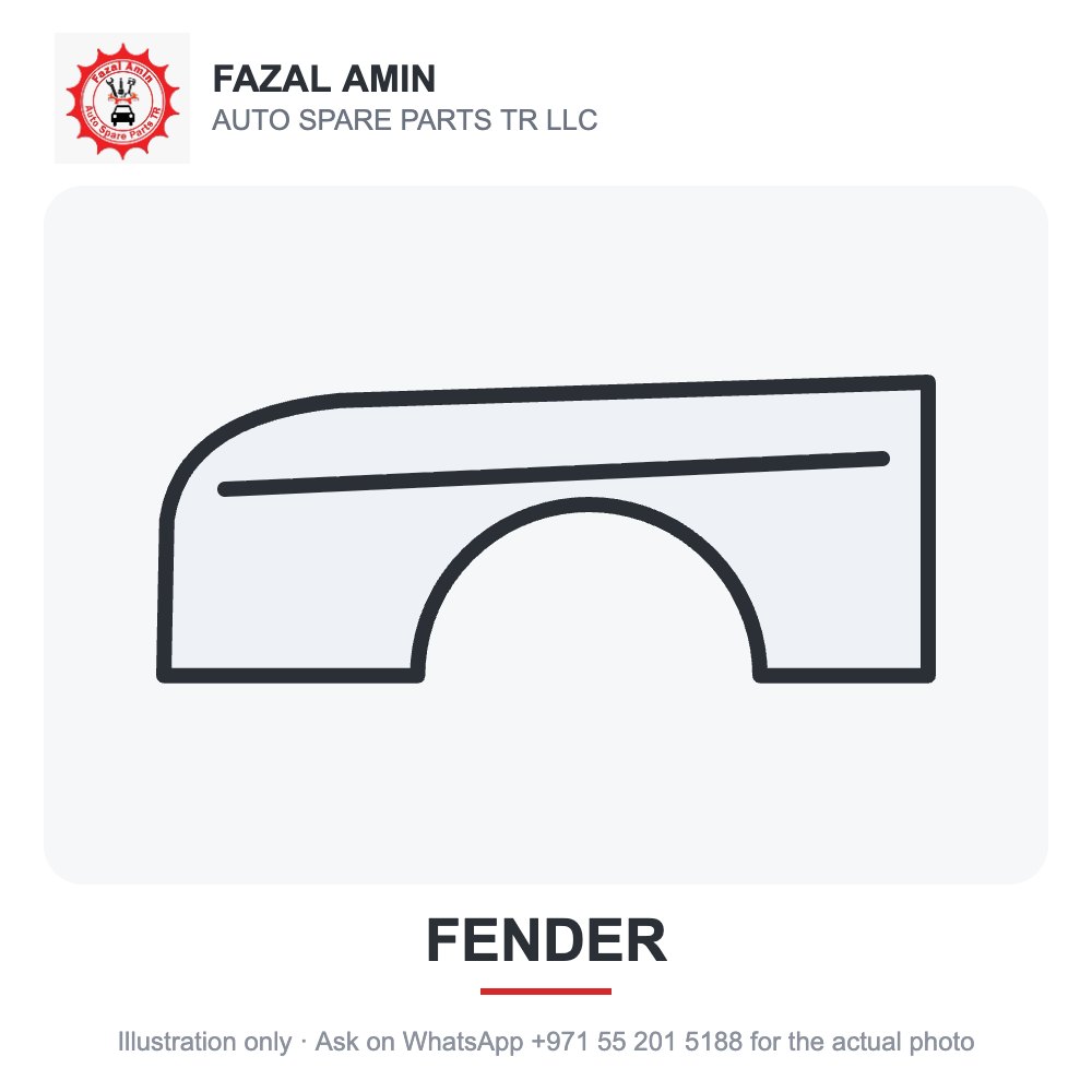 FENDER RH SUNNY 12-16 W/HOLE