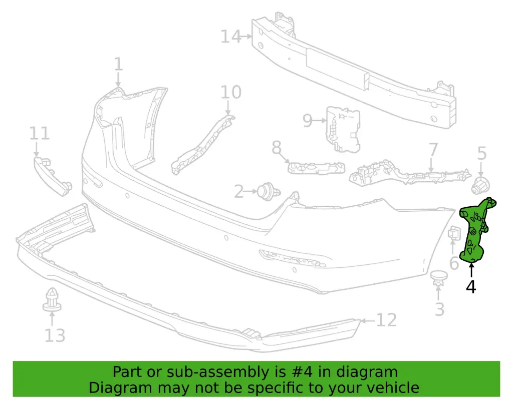 [71666/71661-30A] REAR BRACKET LH/RH ACCORD 23-24 LOWER SMALL