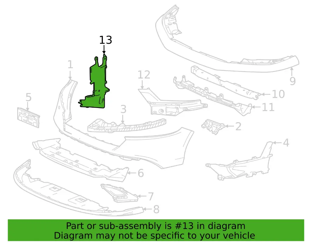 [71375-30] FRT BUM BUMPER DUCT RH SIDE INDUCTION ACCORD 22-23