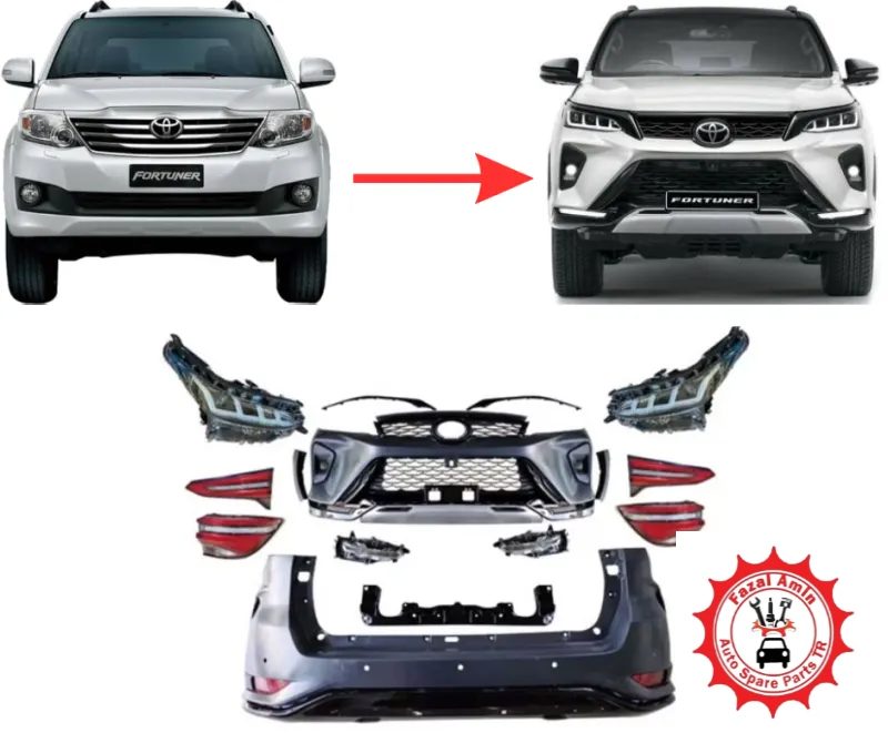 Toyota Fortuner 2012-2015 Upgrade In 2021-2024 Bumper Kit