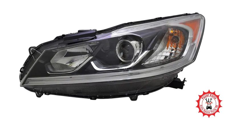 Honda Accord 2016-2017 Head Lamp With Out Down LED US Built