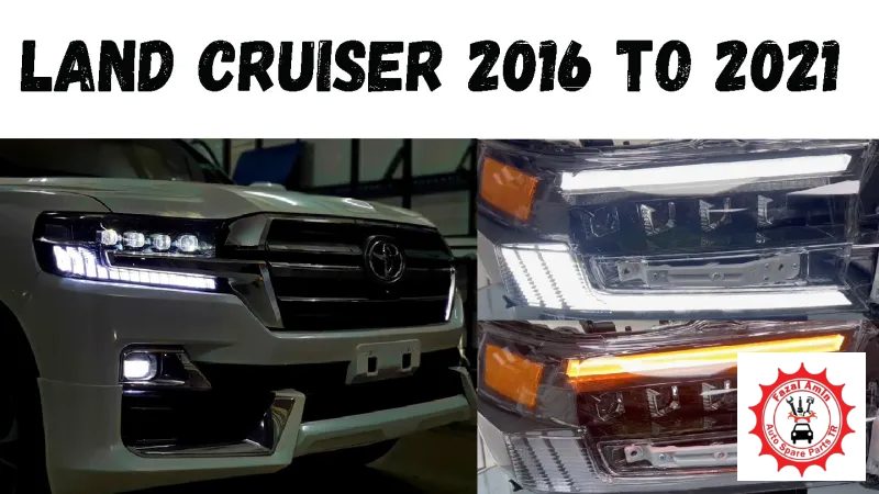 Toyota Land Cruiser 2016-2021 Head Lamp LED New Modified Shape